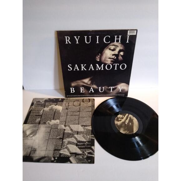Ryuichi Sakamoto Beauty Vinyl LP Record Album USA Electro Synth-Pop Inner 1990 - Picture 4 of 4